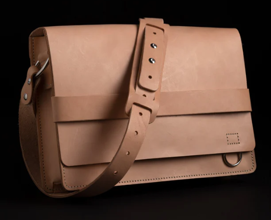 Leather Messenger Bag